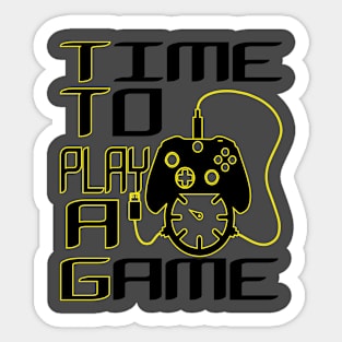 gamer time to play a game | gaming collection Sticker